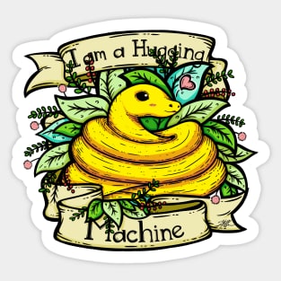 I'm a Hugging Machine Sticker